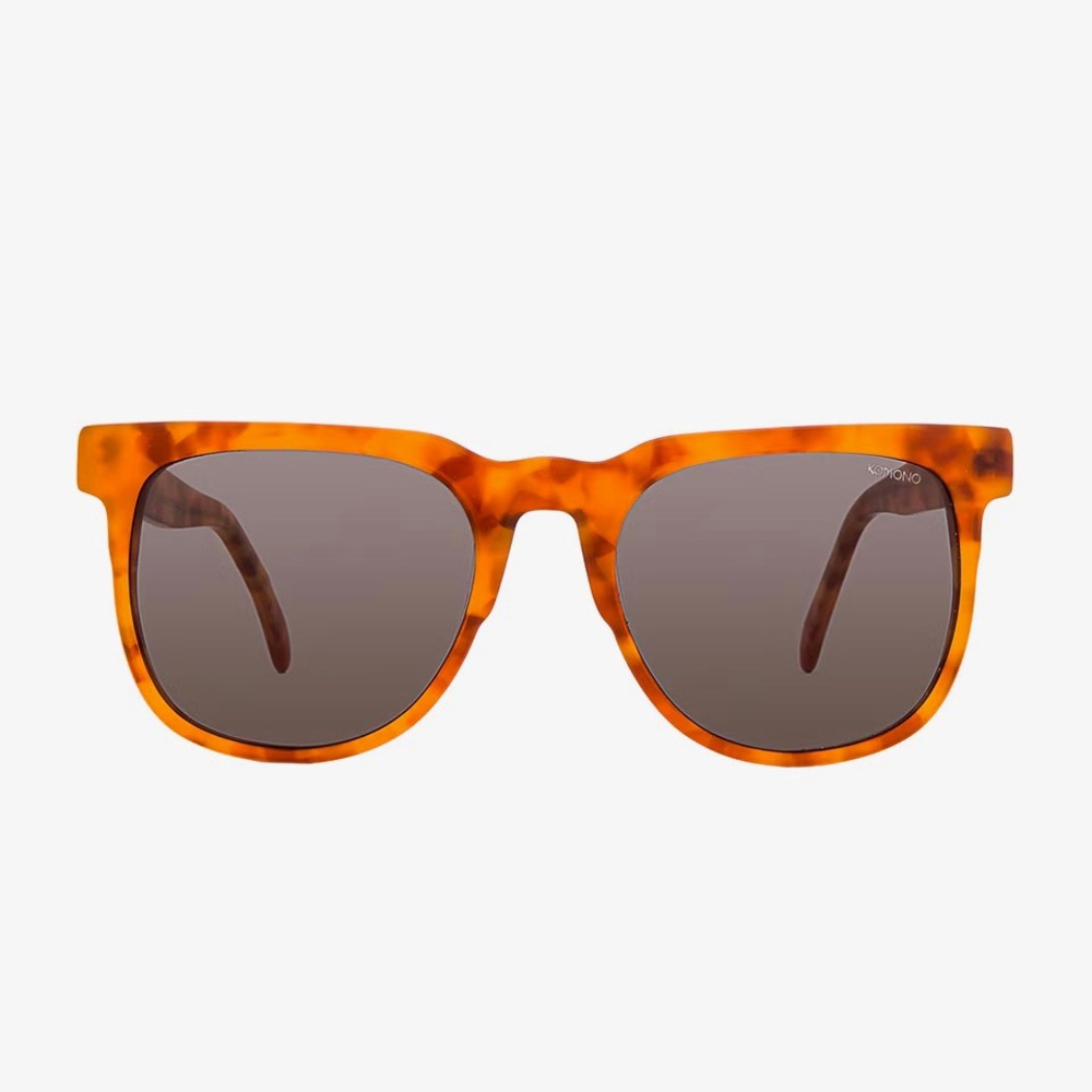 Komono Crafted Riviera Sunglasses in Caramel Demi